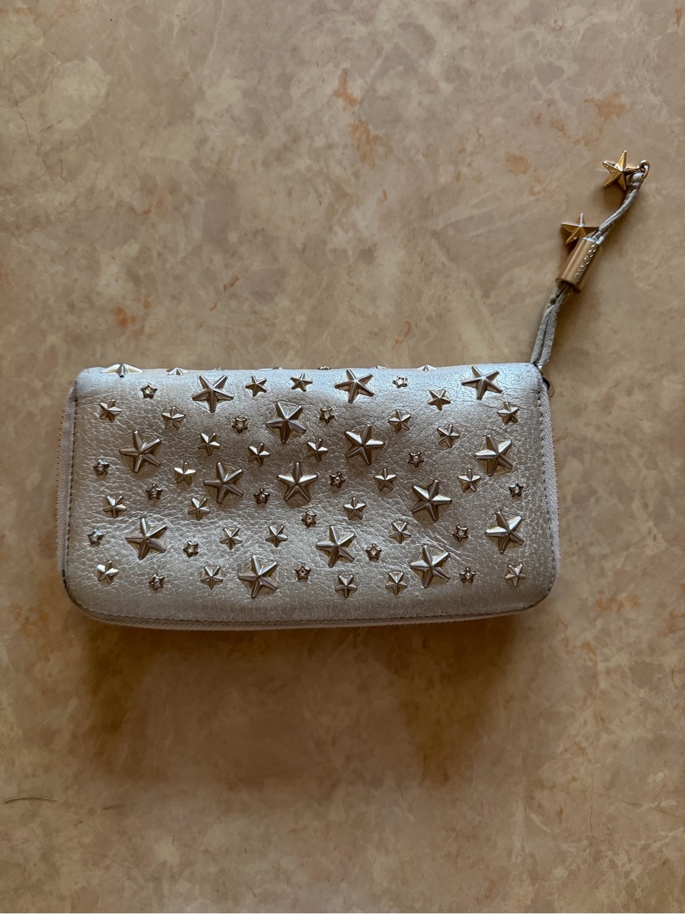 Jimmy Choo Metallic Long Wallet